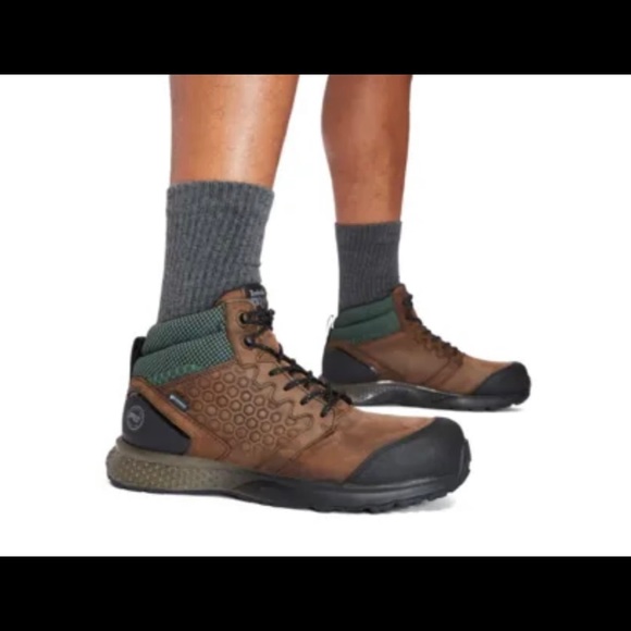 TIMBERLAND PRO MEN'S REAXION
SAFETY BOOTS - BROWN - Picture 3 of 8